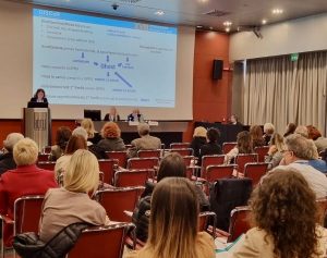 Partecipanti al XVIII Congresso Nazionale GISCoR 2025 durante una sessione dedicata ai percorsi di screening colorettale e alla tracciabilità dei campioni.